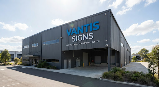 Exterior commercial sign