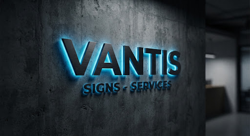 Halo lit lettering